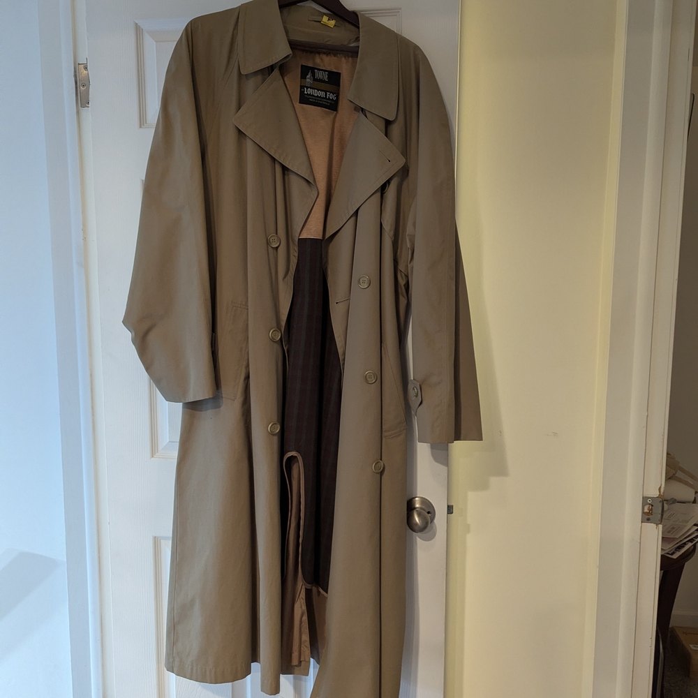 Vintage London Fog Khaki Trench Coat